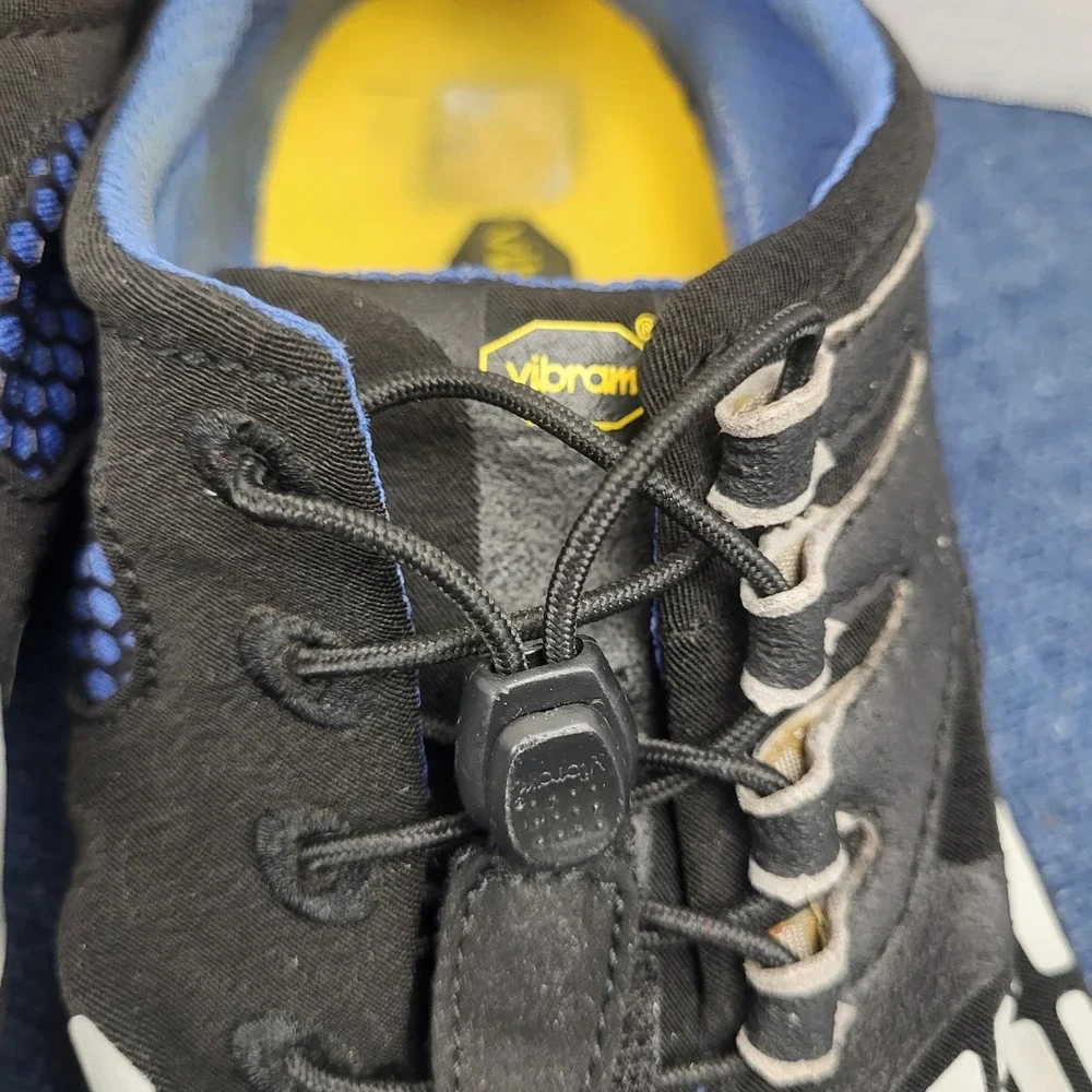 Vibram FiveFingers Spyridon LS Mens 42 Black Blue Trail Running Shoes Outdoor